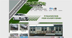 Desktop Screenshot of choiceautosales.us